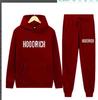 Hoodrich Neues grenzüberschreitendes Sportbekleidungsset: Hoodie & Sweatshirt mit Muster Zweiteiler