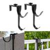 Telescopic Adjustable Fence Hook Pool Poles Hanger Metal Pool Deck Accessories Multipurpose Swimming Accessory Holder