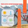 Travel Compact Tied Belt Durable Silicone Fixed Cargo Tie Down Luggage Lash Belt Strap Camping Hiking Cargo Storage Belt Buckle