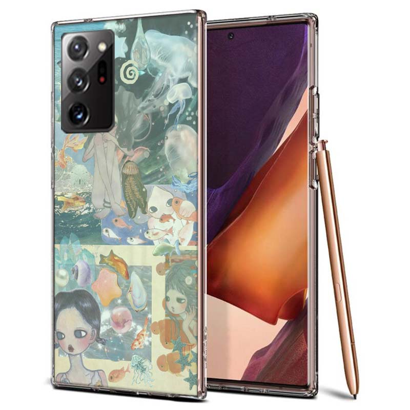 Aya Takano Gemälde Handyhülle für Samsung A55 A35 A25 A15 A07 A05S A16 A17 A26 A36 A37 A56 A57 Galaxy Note 20 10 A50S A71 A51