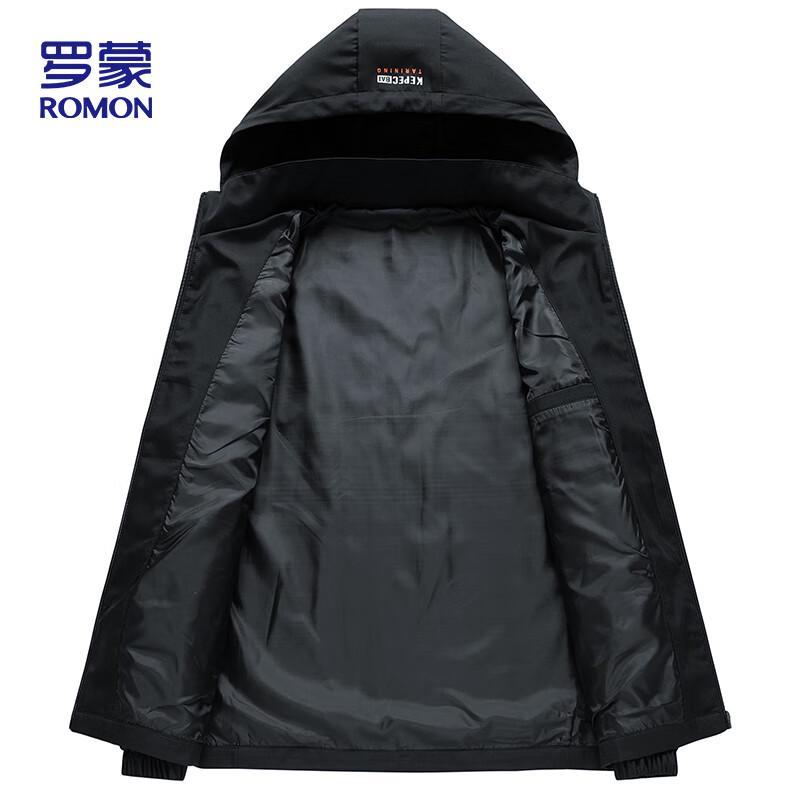 ROMON Men's Hooded Casual Jacket MK53
