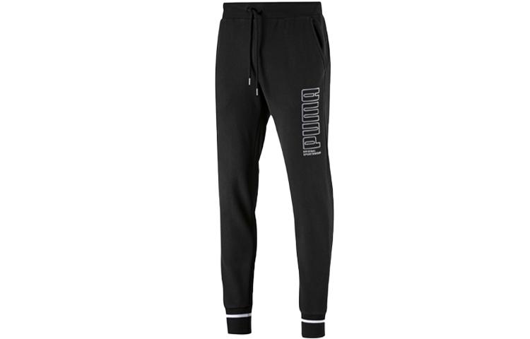 PUMA Knitted Sweatpants Men s Black Moderate Sweatpants 844134-01 L