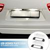 Car LED License Plate Light Assembly No.6E5Z13550A for Ford Fusion 2006-2012 Plastic White Light (Set of 2)