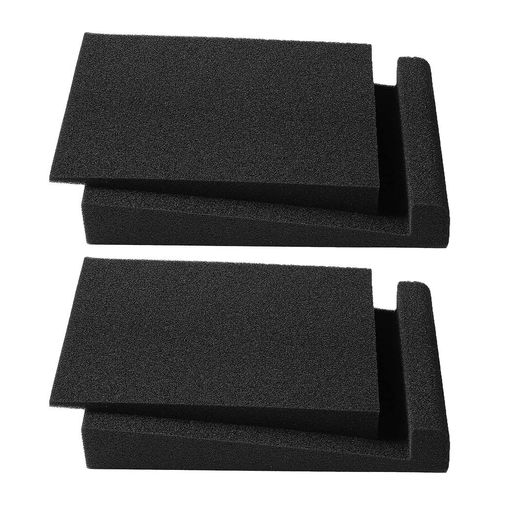 2Pcs AntiVibration and NonSlip Foam Pad for Speakers To Reduce Resonance and Secure Placement On Smooth Surfaces