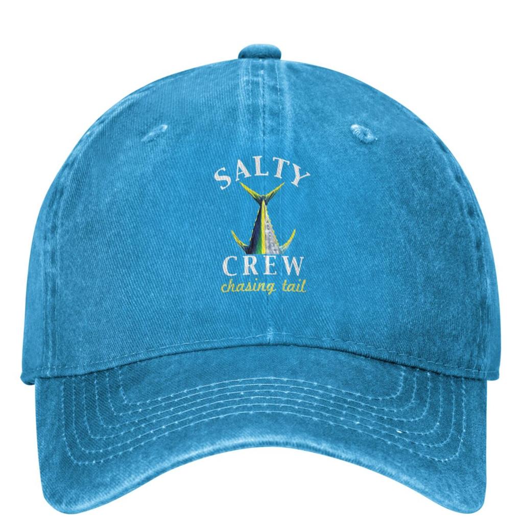 Salty Crew Baseball Cap Funny Fishing Men Adult Sun Protection Trucker Hat Spring Y2k Funny Hiking Fishing Baseball Caps