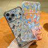 Card Slot Pocket Phone Case For iPhone Air 17 16 15 Pro Max 14 13 17 Pro 12 11 16e Shockproof Colorful Butterfly Clear TPU Cover