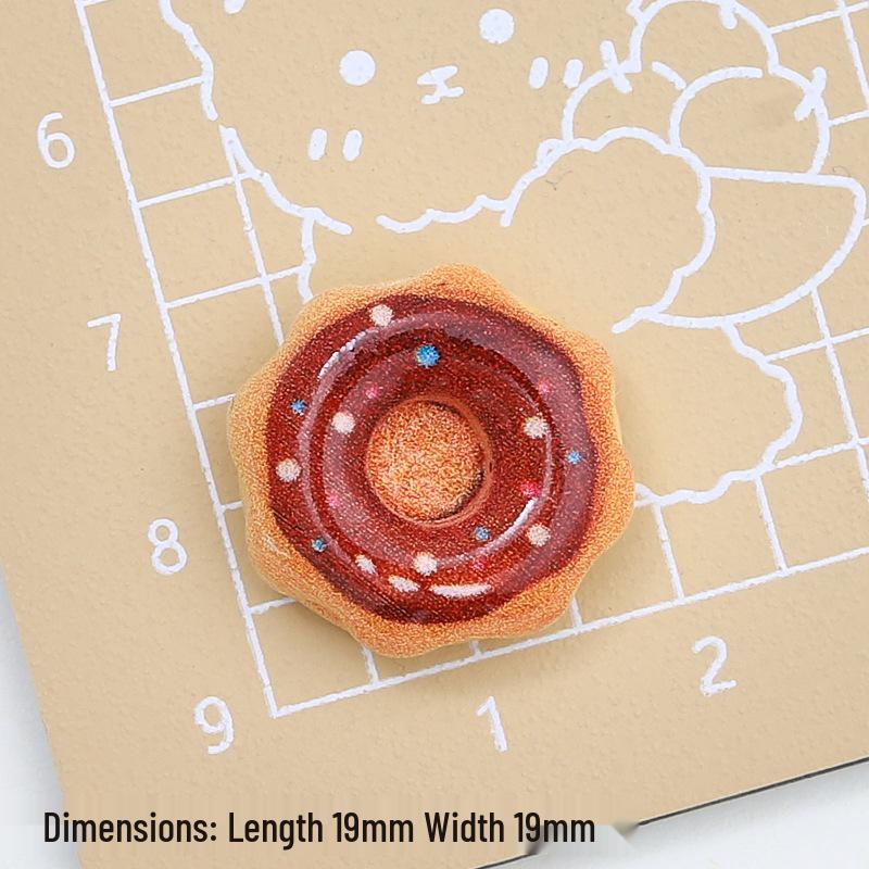 Chocolate Flavored Candy Resin Shoe Buckle & DIY Jewelry Hair Clip Accessories