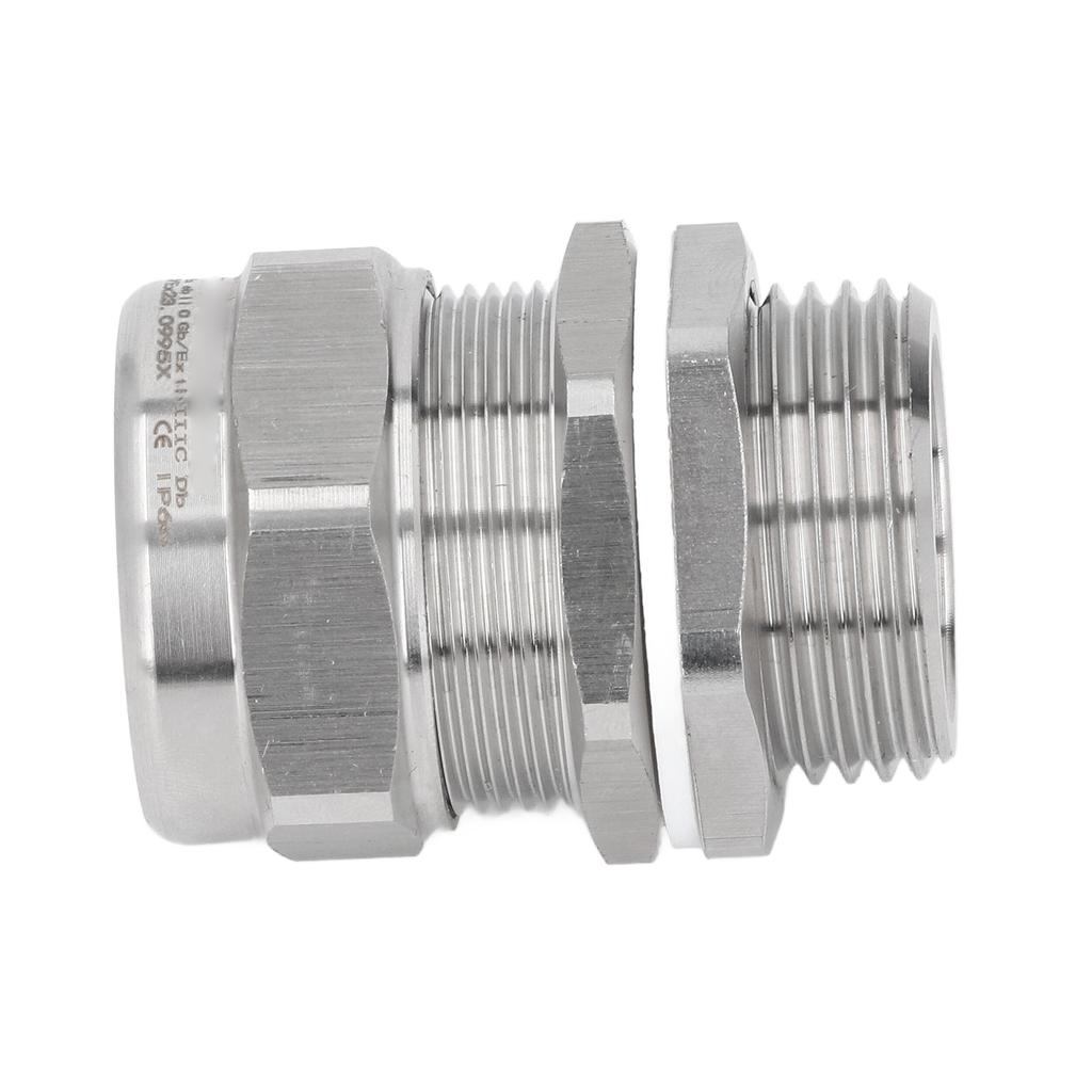 Cable Gland Connector IP66 Water Proof Dual Sealing 304 Stainless Steel Cable Clamping Gland Protect