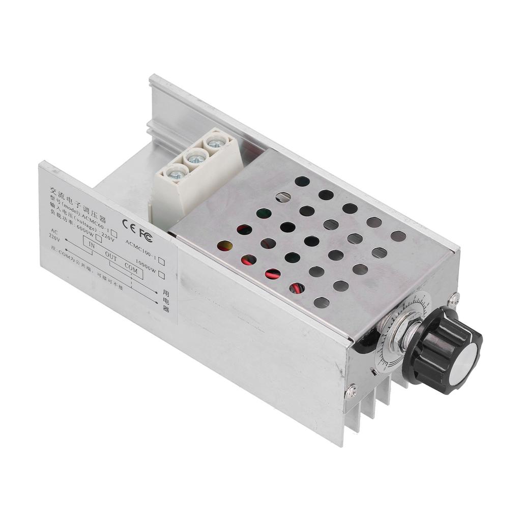 Voltage Regulator LED Dimmer Electronic Motor Speed Controller 10000W with AC 220V