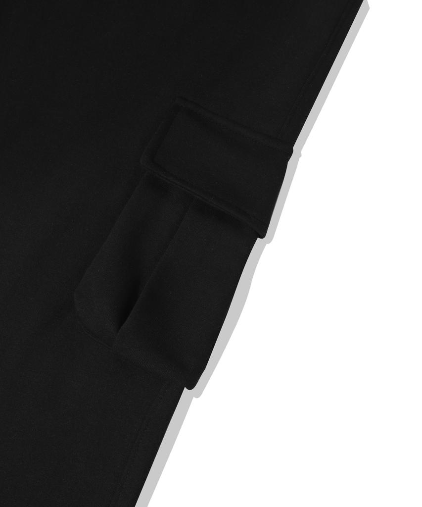 GAINSBORO Utility Cargo String Pants_Black