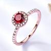 Gica Gema 100% 925 Sterling Silver Engagement Rings For Women Sparkling Zircon Party Fine Jewelry