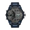 DZ7414 Herrenuhr Schwarzes Armband Schwarzes Zifferblatt 57mm + Box