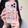 Wavy Capa For Iphone Xr Xsmax 11 13 12 Pro Max X 7 8 Plus Shockproof Girl Rabbit Happy Cute Cartoon Lovely Phone Case Conque