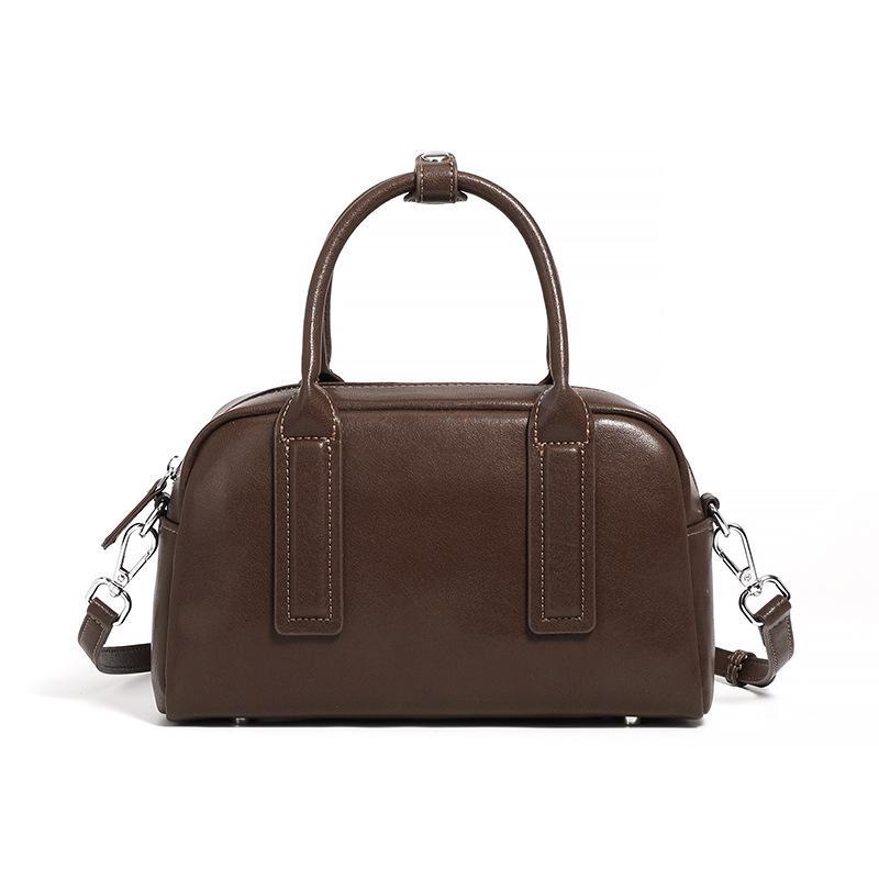 

Жіноча сумка через плече та через плече в стилі ретро з натуральної шкіри - висококласна текстура для осені/зими 2024 24*8.5*15 коричневий