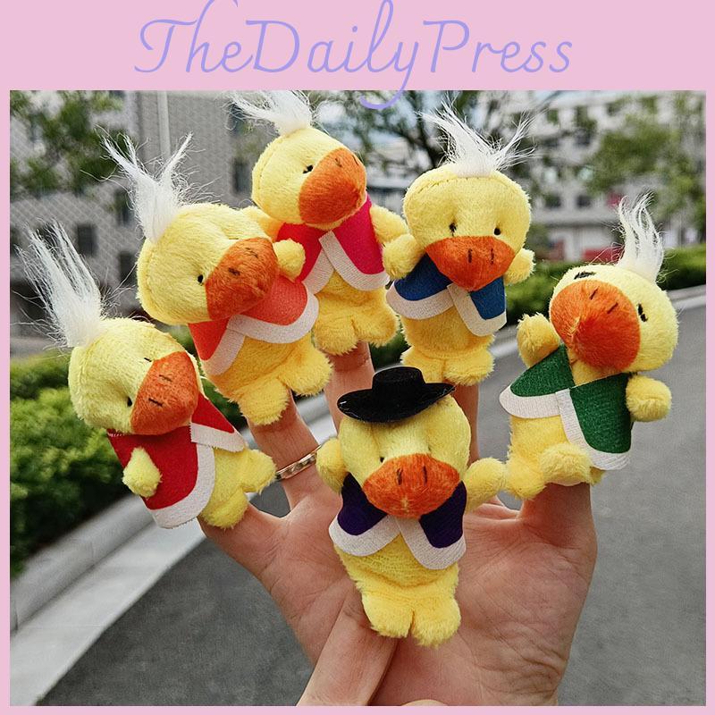 Puppet Plush Finger Set With Soft Short Plush For Toddler Early Education Doll
