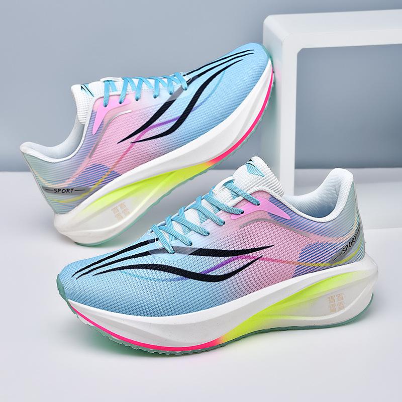 Feidian 5 carbon board running shoes, junior high school physical examination, primary school physical education class, lightweight and breathab