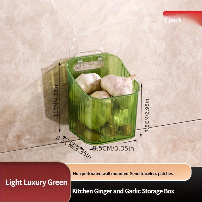 One Plastic Storage Container, a Kitchen Organizer Basket Designed for Onions, Garlic, And Ginger, Ideal for Home Organization.