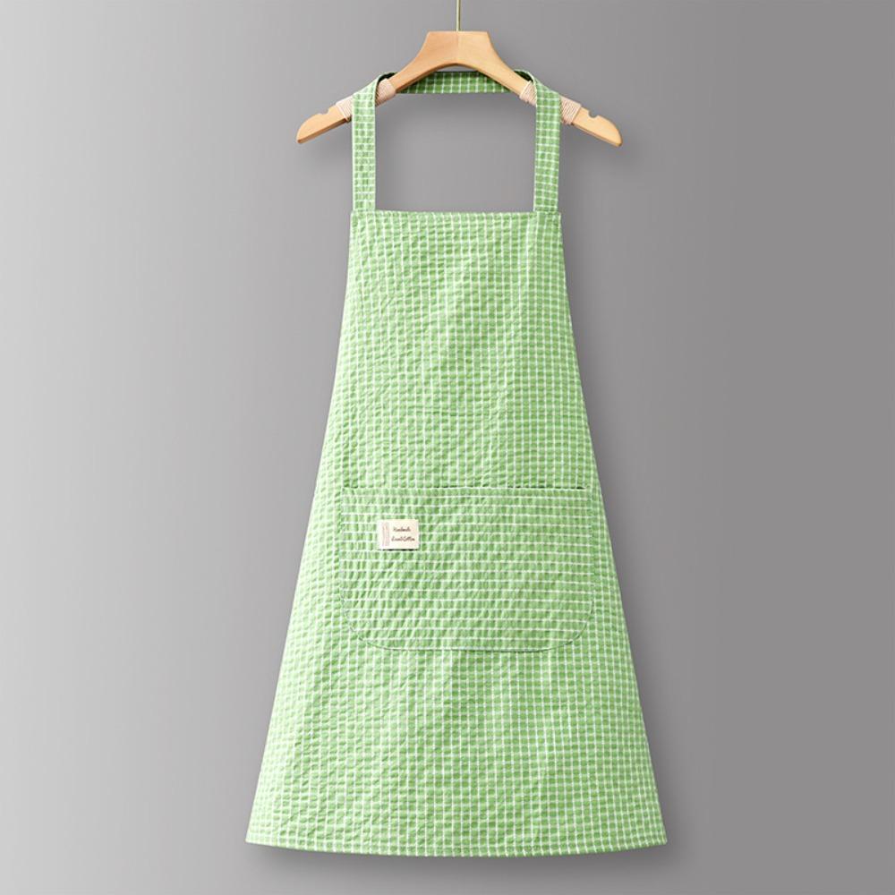Atmungsaktive Schürze aus reiner Baumwolle, tragbare Kochschürze, Arbeitskleidung, Gartenschürze, Erwachsene