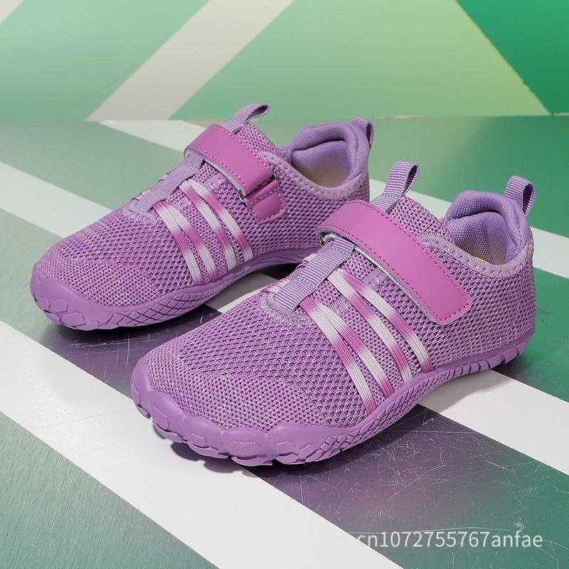 Kinder Barfußschuhe Outdoor Strand Wasserschuhe Anti-Rutsch Atmungsaktiv Weite Zehenbox Lässige Sneaker Leichte Laufschuhe