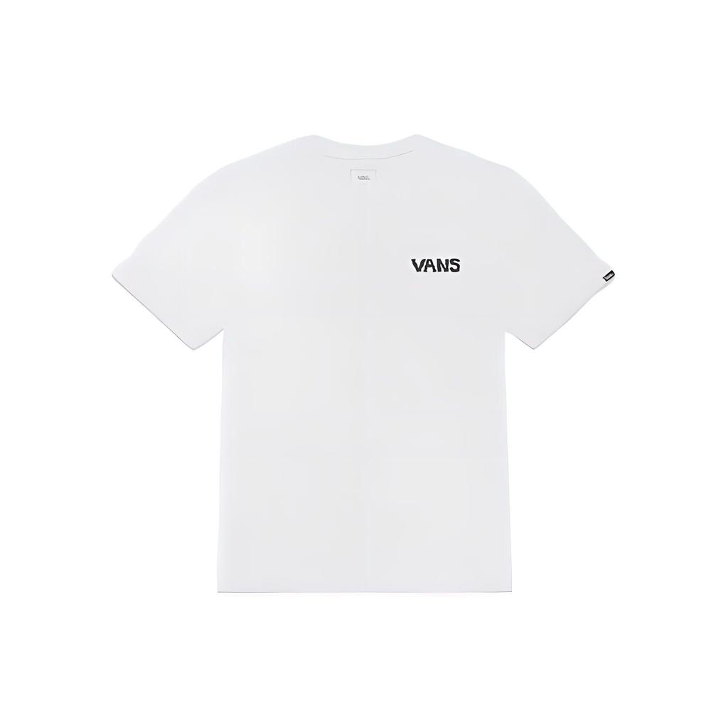 Vans Smiley Face Light Bulb Logo Printed American Vintage Crew Neck Short Sleeve T-Shirt Unisex Tops White VN000909WHT