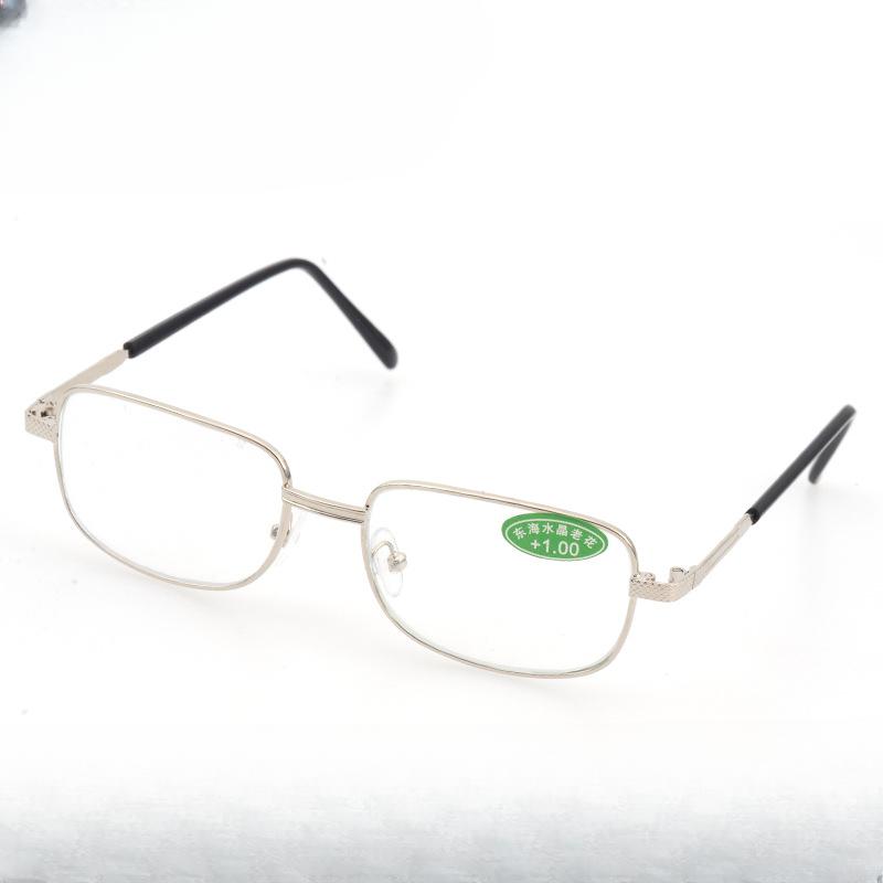 Full Frame Optical Reading Glasses, Reading Glasses for The Elderly, Metal Frame Reading Glasses