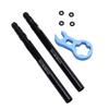 Tire Valve Extender Kit Tube French Valve Stem Extension Aluminium Alloy for Road   Bike