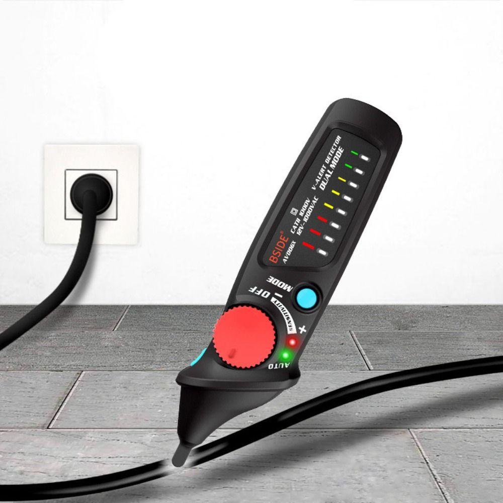 

Безконтактний індуктивний індукційний тестовий олівець струму напруги акумулятора тестовий олівець електрик чорний