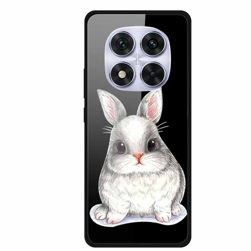 Glass Back Cover For Redmi Note 14 Note14 Pro 4G Case Tempered Glass Case For Xiaomi Redmi Note 14 Pro 5G Phone Case Soft Bumper
