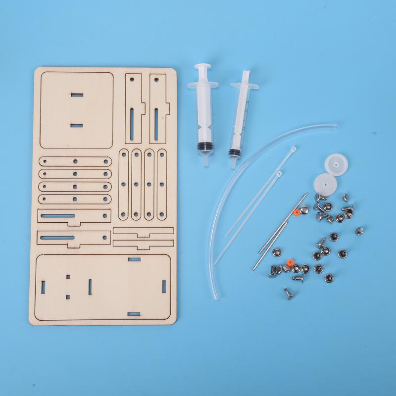 1 Pcs Diy Hydraulic Experiment Lift Kids Scientific Toys Puzzle Stem Technology Physics Teaching Aids Science Educational Kit