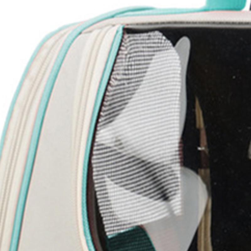 Pet Carrying Backpack Large Space Waterproof Breathable Portable Cat Carrier Bag with Handle for Puppy
