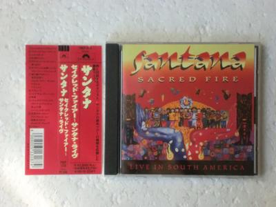 CD SANTANA - Posvátný oheň: Santana Live In South POCP1370 Polydor 1993 Japonský rock Použité