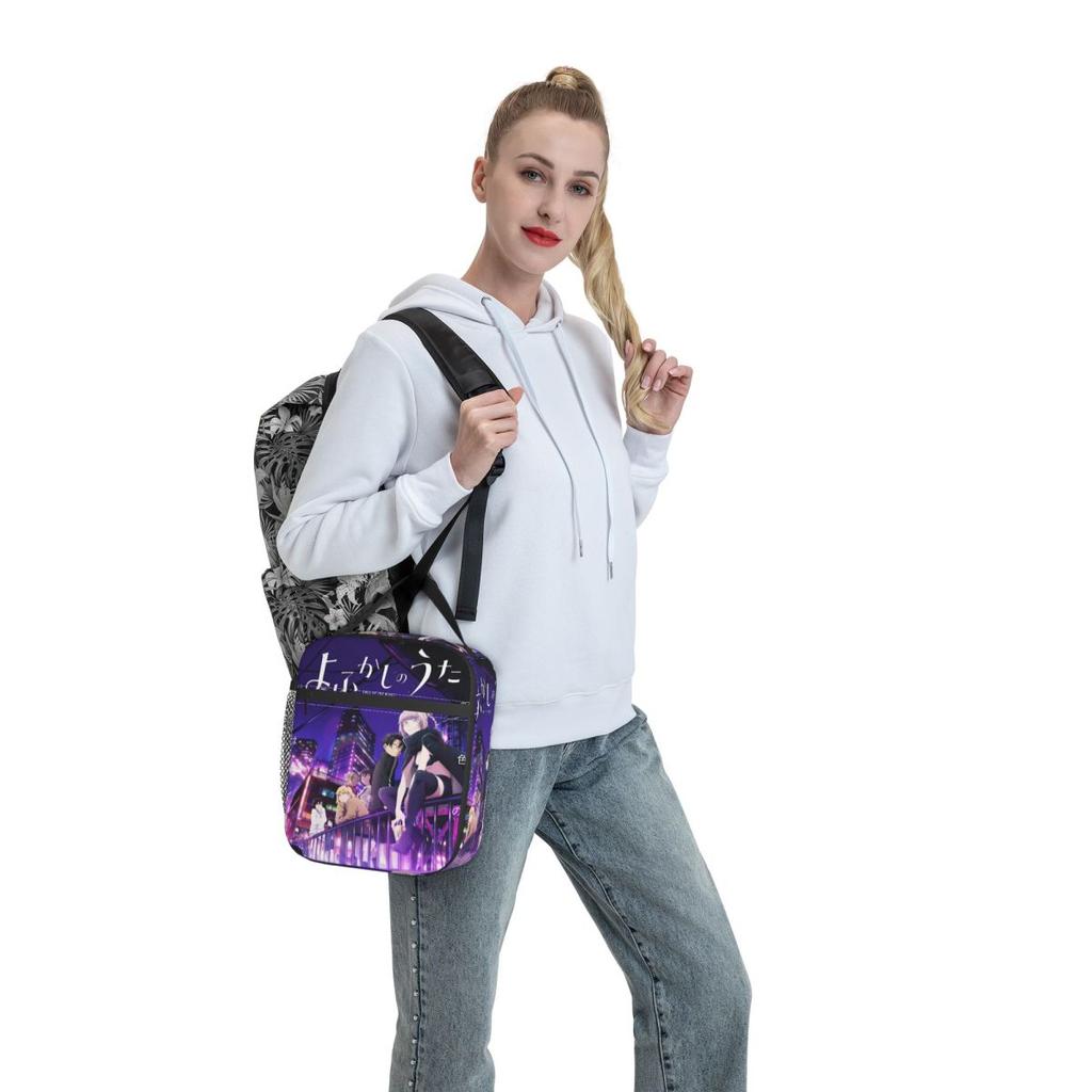 Anime Call Of The Night Insulated Lunch Bag for Kids School Cooler Thermal Food Box Tote Portable Lunch Boxes Container