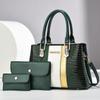 New Fashiable and Versatile Large Capacity Mother Bag for Women One Shoulder Crossbody Bag 3-piece Set Hand Bag Ladies