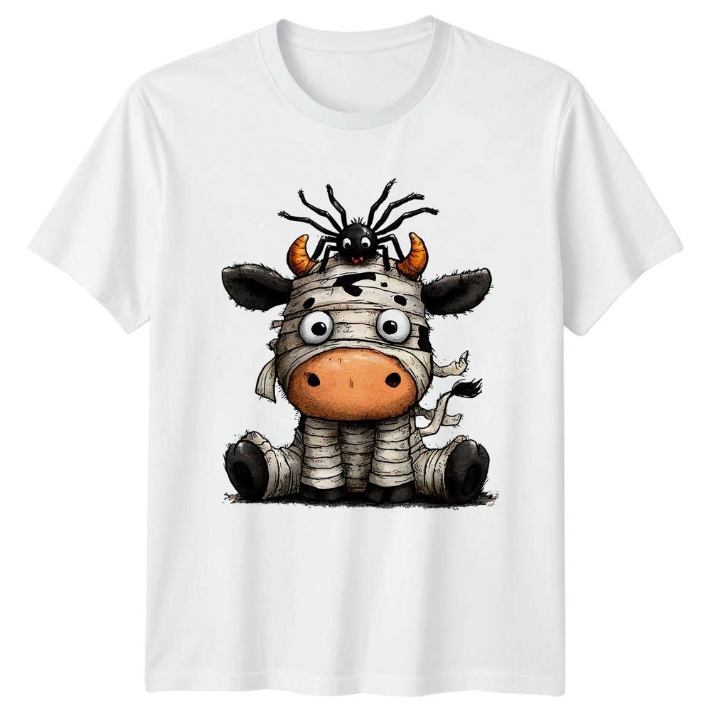 Mummy Cow TShirt Spooky Halloween Gift For Him And Her S