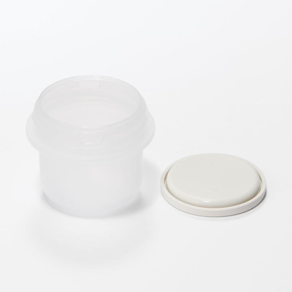 MUJI Lunch Capsule with Topping 84683862 Cup, Clear, 450mL,