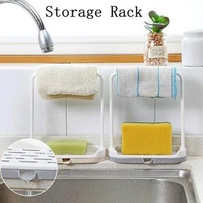Lappenaufbewahrungsregal Saingace Schwammhalter Küchenspüle Organizer Handtuchhalter Ständer Kleiderbügel