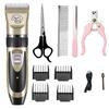 Pet Animal Hair Trimmer Kit Adjustable Cordless Pet Haircut Electric Shaver