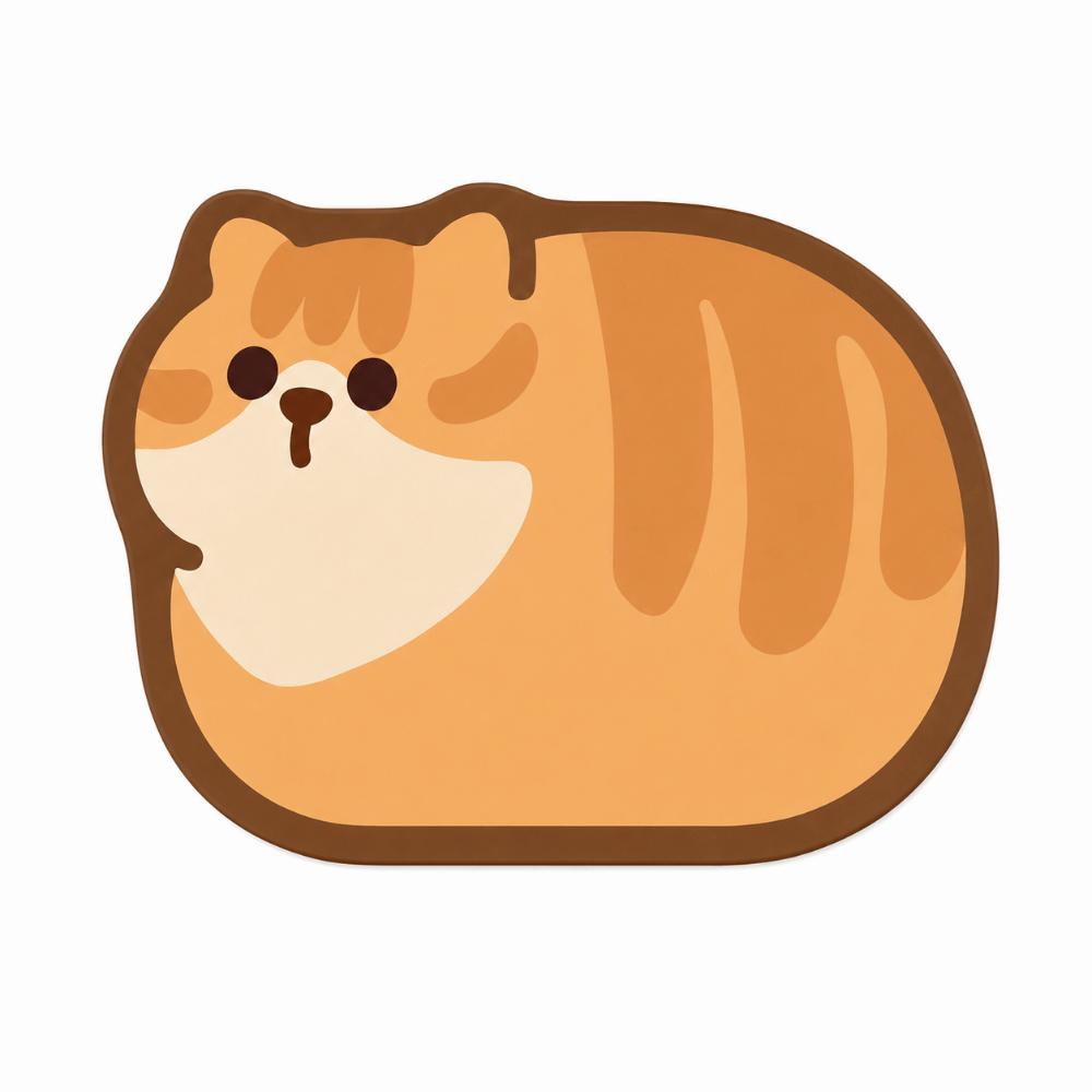 Thickened Cat Mouse Pad Cute Cat Gaming Mouse Pad Creative Office Mouse Mat Office Use Cat