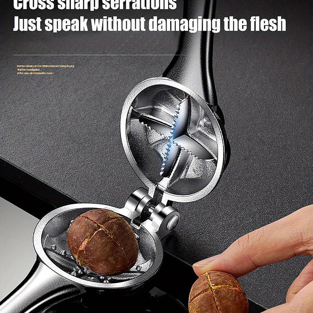 Aluminum Alloy Chestnut Opener Tool Multi-Functional Nut For Chestnuts, Walnuts & Hazelnuts