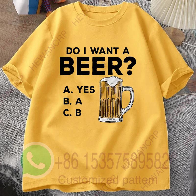 Oversized Mens Tshirts Summer Beer Print Tee Shirt Funny Beer Retro Cool Design Street Short Sleeve Top Beer Friday Men Clothes