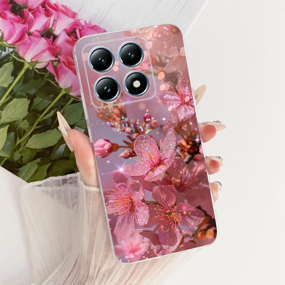 Transparent Casing For Xiaomi 14T Pro Case Cute Cat Luxury Fashion Butterfly Funny Cool Painted Cover 2407FPN8EG
