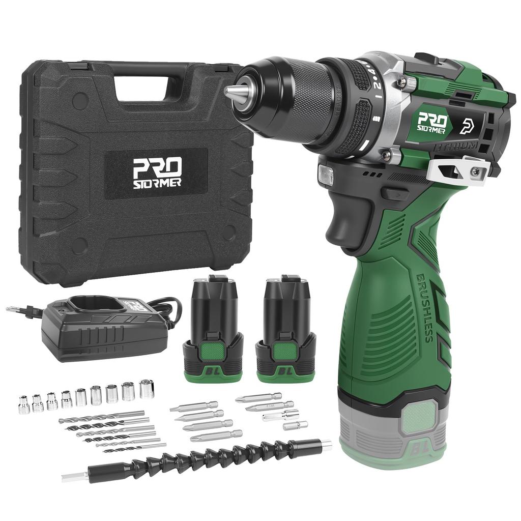 New Research and Prostormer 17V Cordless Rechargeable Electric Drill Driver with Adjustable Fastening Maximum Two LED DIY Furniture Assembly Tool 8