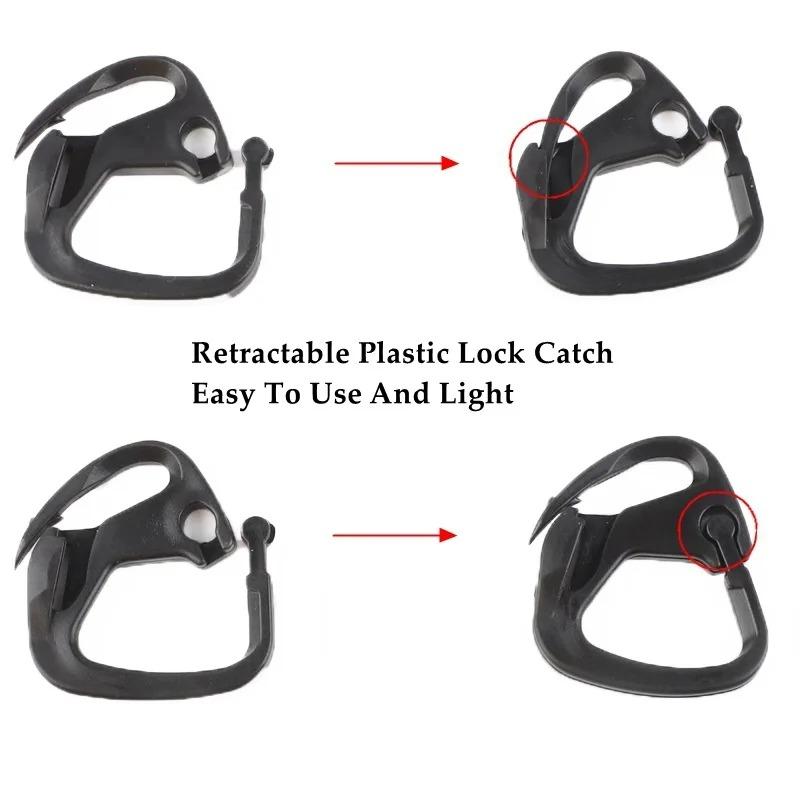 10/20/50pcs Shade Clips Hooks Shade Cloth Clamps Wire Mesh Fixing Black Fence Netting Clips Hanging Practical High Quality