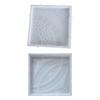 Concrete Brick Model Decorative Square Stepping Stone Paver Floor Tile Form for Walkway, Patio,