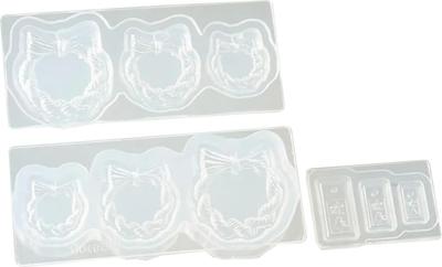 Kamejima Shoten Soft Mold New Year Series Shimenawa Mold New Year Plate Mold for Clay Hobby Tool Double-Sided & C-890