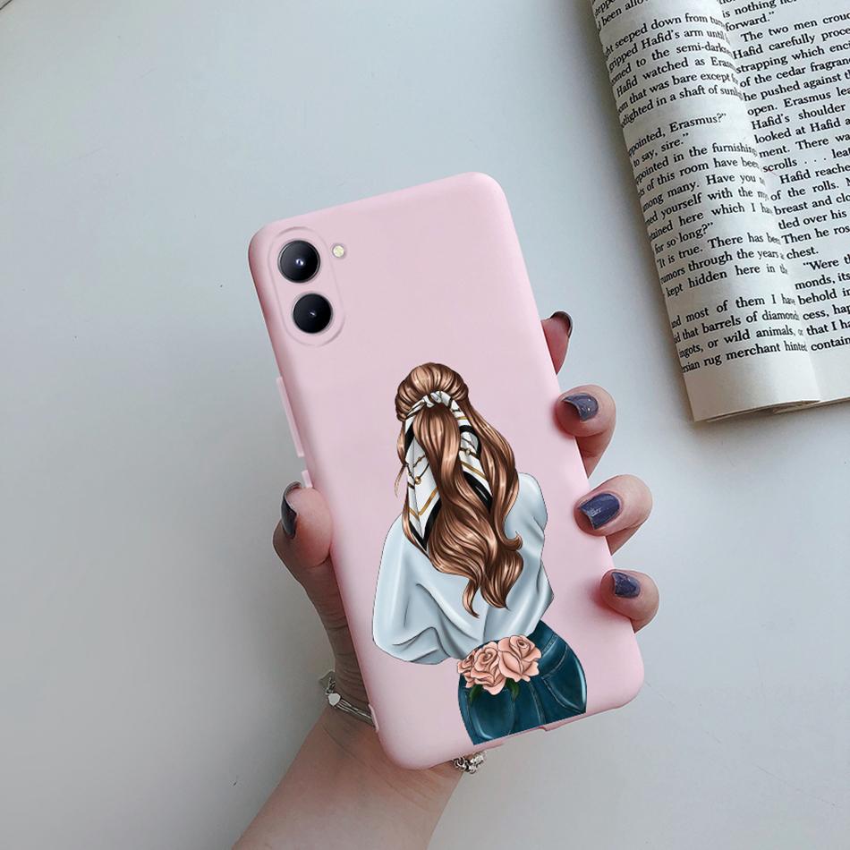 For Realme C33 4G Case Super Mom Baby Fashion Girls Soft Silicone Phone Case For Realme C33 2022 RMX3624 Back Cover Bumper Etui