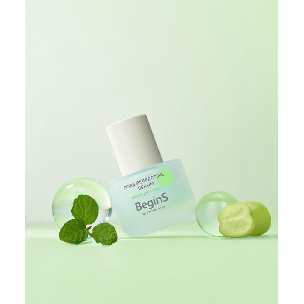 Begins Porenperfektionierendes Serum 30ml Aqua Creme 5ml + Aqua Toner 15ml Gratis