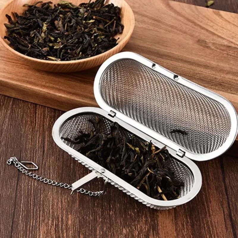 1PC Reusable Stainless Steel Cooking Spices Infuser Tea Herbal Strainer Tools
