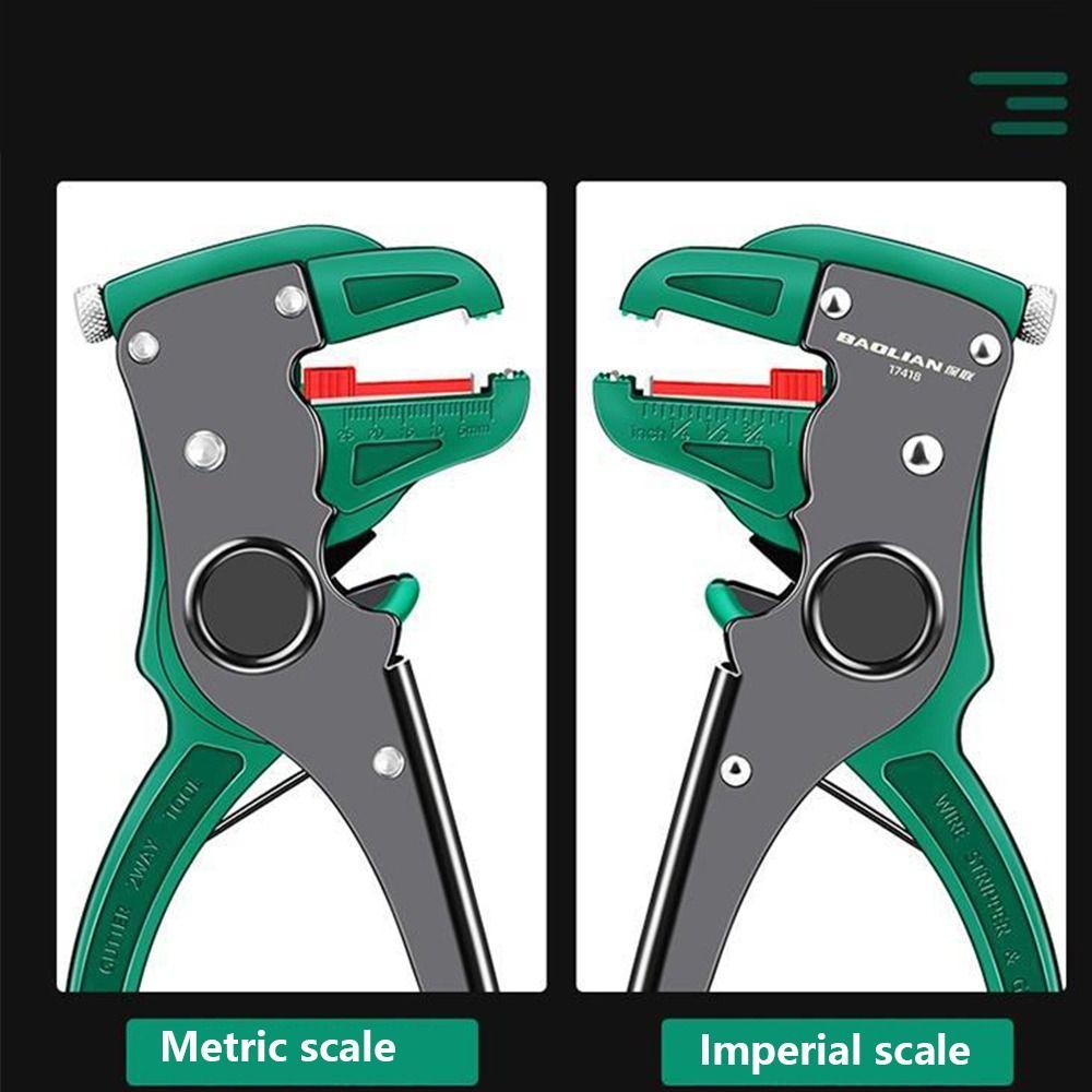 Adjustment Automatic Wire Stripper Flatwire Cutter Electrical Pliers Stripping Plier Repairing