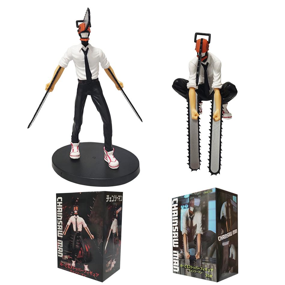 18cm Chainsaw Man Anime Figure Boutique Action Figure Pvc Boxed Set Anime Collectibles Adult Collection Model Doll Toys Gift